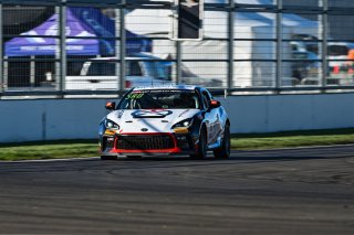 #61 Toyota GR86 of James Klimas, Skip Barber Racing, Toyota GR Cup North America, SRO America, &nbsp;Indianapolis Motor Speedway, Indianapolis, IN October 3-6
 | Fred Hardy | www.FredHardyPhoto.com for SRO &copy;2024