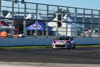 #55 Toyota GR86 of Spike Kohlbecker, TechSport Racing, Toyota GR Cup North America, SRO America,  Indianapolis Motor Speedway, Indianapolis, IN October 3-6
 | Fred Hardy | www.FredHardyPhoto.com for SRO ©2024
