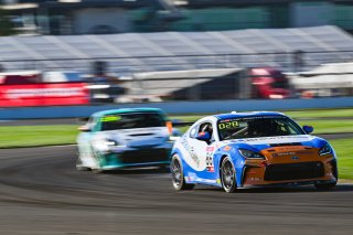 #86 Toyota GR86 of Andrew Gilleland, Eagles Canyon Racing powered by Fast Track, Toyota GR Cup North America, SRO America, &nbsp;Indianapolis Motor Speedway, Indianapolis, IN October 3-6
 | Fred Hardy | www.FredHardyPhoto.com for SRO &copy;2024