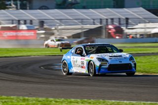 #99 Toyota GR86 of Jaxon Bell, Copeland Motorsports, Toyota GR Cup North America, SRO America, Indianapolis Motor Speedway, Indianapolis, IN October 3-6
 | Fred Hardy | www.FredHardyPhoto.com for SRO &copy;2024