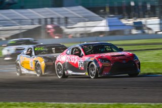 #76&nbsp;Toyota GR86 of Steven Clemons, BSI Racing, Toyota GR Cup North America, SRO America, &nbsp;Indianapolis Motor Speedway, Indianapolis, IN October 3-6
 | Fred Hardy | www.FredHardyPhoto.com for SRO &copy;2024