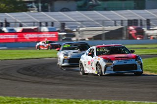 #47 Toyota GR86 of Ayden Kirk, TechSport Racing, Toyota GR Cup North America, SRO America,  Indianapolis Motor Speedway, Indianapolis, IN October 3-6
 | Fred Hardy | www.FredHardyPhoto.com for SRO ©2024
