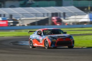 #09 Toyota GR86 of Maddie Aust, BSI Racing, Toyota GR Cup North America, SRO America, &nbsp;Indianapolis Motor Speedway, Indianapolis, IN October 3-6
 | Fred Hardy | www.FredHardyPhoto.com for SRO &copy;2024
