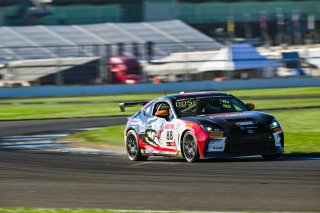 #88 Toyota GR86 of Henry Drury, Precision Racing LA w/ PT Autosport, Toyota GR Cup North America, SRO America, &nbsp;Indianapolis Motor Speedway, Indianapolis, IN October 3-6
 | Fred Hardy | www.FredHardyPhoto.com for SRO &copy;2024
