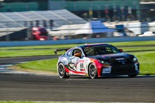 #88 Toyota GR86 of Henry Drury, Precision Racing LA w/ PT Autosport, Toyota GR Cup North America, SRO America, &nbsp;Indianapolis Motor Speedway, Indianapolis, IN October 3-6
 | Fred Hardy | www.FredHardyPhoto.com for SRO &copy;2024