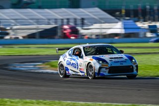 #41 Toyota GR86 of Jenson Sofronas, GMG Racing, Toyota GR Cup North America, SRO America, &nbsp;Indianapolis Motor Speedway, Indianapolis, IN October 3-6
 | Fred Hardy | www.FredHardyPhoto.com for SRO &copy;2024