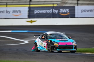 #14 Toyota GR86 of Alex Garcia, Skip Barber Racing, Toyota GR Cup North America, SRO America, &nbsp;Indianapolis Motor Speedway, Indianapolis, IN October 3-6
 | Fred Hardy | www.FredHardyPhoto.com for SRO &copy;2024