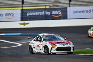 #47 Toyota GR86 of Ayden Kirk, TechSport Racing, Toyota GR Cup North America, SRO America,  Indianapolis Motor Speedway, Indianapolis, IN October 3-6#47 Toyota GR86 of Ayden Kirk, IN October 3-6
 | Fred Hardy | www.FredHardyPhoto.com for SRO ©2024