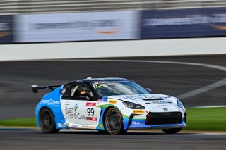 #99 Toyota GR86 of Jaxon Bell, Copeland Motorsports, Toyota GR Cup North America, SRO America, Indianapolis Motor Speedway, Indianapolis, IN October 3-6
 | Fred Hardy | www.FredHardyPhoto.com for SRO &copy;2024