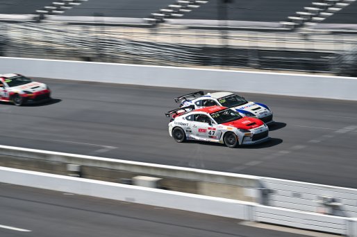 #47 Toyota GR86 of Ayden Kirk, TechSport Racing, Toyota GR Cup North America, SRO America,  Indianapolis Motor Speedway, Indianapolis, IN October 3-6
 | Fred Hardy | www.FredHardyPhoto.com for SRO ©2024
