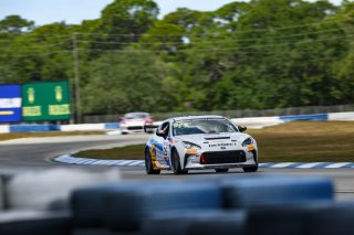 #25 Toyota GR86 of Alfonso Diaz, TechSport Racing, Toyota GR Cup North America, SRO America,  Sebring International Raceway, Sebring, FL, May 3-5 2024
 | Fred Hardy | www.FredHardyPhoto.com for SRO America ©2024