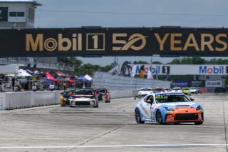 #99 Toyota GR86 of Jaxon Bell, Copeland Motorsports, Toyota GR Cup North America, SRO America, Sebring International Raceway, Sebring, FL, May 3-5 2024
 | Fred Hardy | www.FredHardyPhoto.com for SRO America &copy;2024
