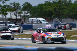 #55  Toyota GR86 of Spike Kohlbecker, TechSport Racing, Toyota GR Cup North America, SRO America,  Sebring International Raceway, Sebring, FL, May 3-5 2024
 | Fred Hardy | www.FredHardyPhoto.com for SRO America ©2024