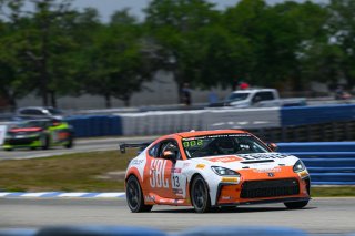 #13 Toyota GR86 of Westin Workman, Copeland Motorsports, Toyota GR Cup North America, SRO America, &nbsp;Sebring International Raceway, Sebring, FL, May 3-5 2024
 | Fred Hardy | www.FredHardyPhoto.com for SRO America &copy;2024