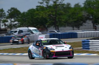 #14 Toyota GR86 of Alex Garcia, Skip Barber Racing, Toyota GR Cup North America, SRO America, &nbsp;Sebring International Raceway, Sebring, FL, May 3-5 2024
 | Fred Hardy | www.FredHardyPhoto.com for SRO America &copy;2024