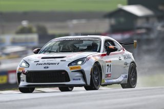#71 Toyota GR86 of Christian Weir, TechSport Racing, Toyota GR Cup North America, SRO America, Sonoma Raceway, Sonoma, CA March 28-30, 2025
 | Fred Hardy | www.FredHardyPhoto.com for SRO &copy;2025
