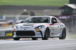 #71 Toyota GR86 of Christian Weir, TechSport Racing, Toyota GR Cup North America, SRO America, Sonoma Raceway, Sonoma, CA March 28-30, 2025
 | Fred Hardy | www.FredHardyPhoto.com for SRO &copy;2025