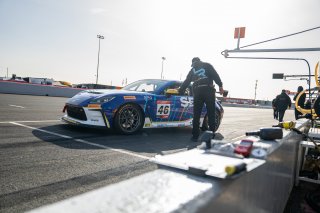 The \GR Cup\   in \Sonoma Raceway#1\, \Sonoma Raceway#2\ on Saturday, March 29, 2025.

Qualifying, Qualifying - Q1 
46, Lucas Weisenberg, SEGRA, Lucas Racing, Toyota GR86

Photo by
— James Armas / TGRNA | SRO Motorsports Group