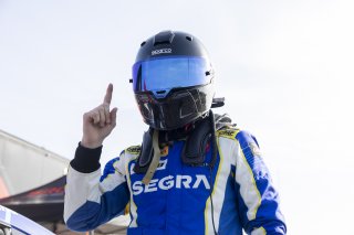 The    in Sonoma, California on Saturday, March 29, 2025.

pole award, Qualifying - Q1 
46, Lucas Weisenberg, SEGRA, Lucas Racing, Toyota GR86

Photo by
— Zachary Cramer/ TGR | SRO Motorsports Group