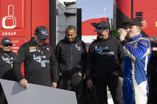 The    in Sonoma, California on Saturday, March 29, 2025.

pole award, Qualifying - Q1 
46, Lucas Weisenberg, SEGRA, Lucas Racing, Toyota GR86

Photo by
— Zachary Cramer/ TGR | SRO Motorsports Group