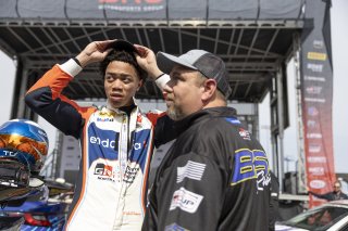 The    in Sonoma, California on Saturday, March 29, 2025.

Podium, Round 1 - R1 
13, Westin Workman, Endava, BSI Racing, Toyota GR86

Photo by
— Zachary Cramer/ TGR | SRO Motorsports Group