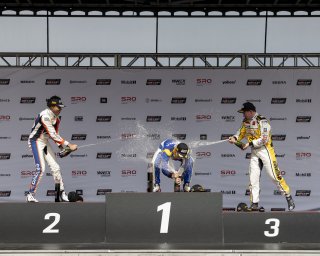 The    in Sonoma, California on Saturday, March 29, 2025.

Podium, Round 1 - R1 
46, Lucas Weisenberg, SEGRA, Lucas Racing, Toyota GR86, 13, Westin Workman, Endava, BSI Racing, 55, Spike Kohlbecker, Ackerman Toyota, Vanguard Commercial Power, RVA Graphics | SRO Motorsports Group