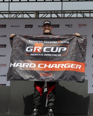 The    in Sonoma, California on Saturday, March 29, 2025.

Podium, Round 1 - R1 
17, Miles Hewitt, MPH Racing Team, van der Steur Racing, Toyota GR86

Photo by
— Zachary Cramer/ TGR | SRO Motorsports Group