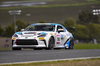 #98 Toyota GR86 of Max Schweid, TechSport, Toyota GR Cup North America, SRO America, Sonoma Raceway, Sonoma, CA March 28-30, 2025
 | Fred Hardy | www.FredHardyPhoto.com for SRO &copy;2025