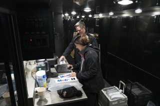The Toyota GR Cup   in Sonoma, California on Sunday, March 30, 2025.

Paddock, Decals, Hauler, Qualifying - Q2 
Lindsey Boomer, Dustin Edge, TGRNA Toyota Gazoo Racing North America

Photo by
— Swikar Patel / TGRNA | SRO Motorsports Group