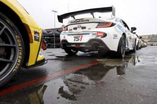 The    in Sonoma, California on Sunday, March 30, 2025.

, Qualifying - Q2 
98, Max Schweid, TechSport Racing, Toyota GR86

Photo by
— Zachary Cramer/ TGR | SRO Motorsports Group