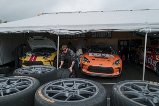 The Toyota GR Cup   in Sonoma, California on Sunday, March 30, 2025.

paddock, Round 2 - R2 
RVA Graphics, Continental

Photo by
&mdash; Swikar Patel / TGRNA | SRO Motorsports Group