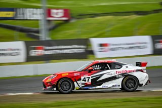#47 Toyota GR86 of Ayden Kirk, TechSport Racing, Toyota GR Cup North America, SRO America, Sonoma Raceway, Sonoma, CA March 28-30, 2025
 | Fred Hardy | www.FredHardyPhoto.com for SRO &copy;2025
