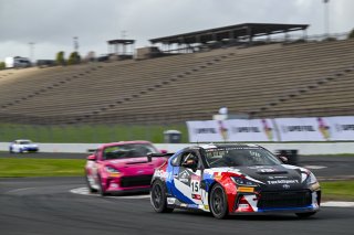 #15 Toyota GR86 of Brett Kowalski, TechSport, Toyota GR Cup North America, SRO America, Sonoma Raceway, Sonoma, CA March 28-30, 2025
 | Fred Hardy | www.FredHardyPhoto.com for SRO &copy;2025