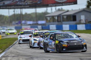 #15 Toyota GR86 of Brett Kowalski, TechSport, Toyota GR Cup North America, SRO America, Sebring International Raceway, Sebring, FL May 15 - 18, 2025
 | Fred Hardy | www.FredHardyPhoto.com for SRO America &copy;2025