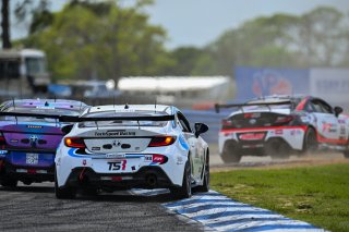 #98 Toyota GR86 of Max Schweid, TechSport, Toyota GR Cup North America, SRO America, Sebring International Raceway, Sebring, FL May 15 - 18, 2025
 | Fred Hardy | www.FredHardyPhoto.com for SRO America &copy;2025