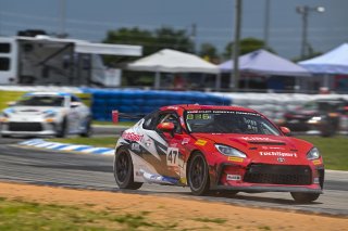 #47 Toyota GR86 of Ayden Kirk, TechSport Racing, Toyota GR Cup North America, SRO America, Sebring International Raceway, Sebring, FL May 15 - 18, 2025
 | Fred Hardy | www.FredHardyPhoto.com for SRO America &copy;2025