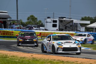 #98 Toyota GR86 of Max Schweid, TechSport, Toyota GR Cup North America, SRO America, Sebring International Raceway, Sebring, FL May 15 - 18, 2025
 | Fred Hardy | www.FredHardyPhoto.com for SRO America &copy;2025