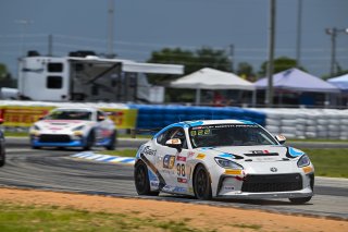 #98 Toyota GR86 of Max Schweid, TechSport, Toyota GR Cup North America, SRO America, Sebring International Raceway, Sebring, FL May 15 - 18, 2025
 | Fred Hardy | www.FredHardyPhoto.com for SRO America &copy;2025