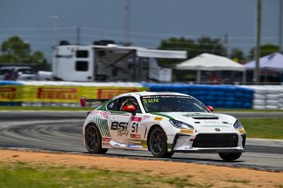 #51 Toyota GR86 of Massimo Sunseri, BSI Racing, Toyota GR Cup North America, SRO America, Sebring International Raceway, Sebring, FL May 15 - 18, 2025
 | Fred Hardy | www.FredHardyPhoto.com for SRO America ©2025