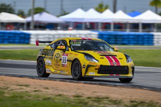 #55&nbsp;Toyota GR86 of Spike Kohlbecker, RVA Graphics Motorsports by Speed Syndicate, Toyota GR Cup North America, SRO America, Sebring International Raceway, Sebring, FL May 15 - 18, 2025
 | Fred Hardy | www.FredHardyPhoto.com for SRO America &copy;2025