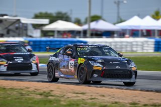 #15 Toyota GR86 of Brett Kowalski, TechSport, Toyota GR Cup North America, SRO America, Sebring International Raceway, Sebring, FL May 15 - 18, 2025
 | Fred Hardy | www.FredHardyPhoto.com for SRO America &copy;2025