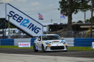 #98 Toyota GR86 of Max Schweid, TechSport, Toyota GR Cup North America, SRO America, Sebring International Raceway, Sebring, FL May 15 - 18, 2025
 | Fred Hardy | www.FredHardyPhoto.com for SRO America &copy;2025
