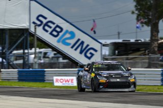 #15 Toyota GR86 of Brett Kowalski, TechSport, Toyota GR Cup North America, SRO America, Sebring International Raceway, Sebring, FL May 15 - 18, 2025
 | Fred Hardy | www.FredHardyPhoto.com for SRO America &copy;2025