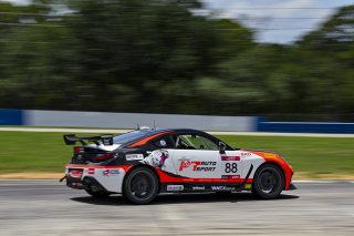 #88 Toyota GR86 of Zach Hollingshead, PT Autosport with Copeland Motorsports, Toyota GR Cup North America, SRO America, Sebring International Raceway, Sebring, FL May 15 - 18, 2025
 | Fred Hardy | www.FredHardyPhoto.com for SRO America &copy;2025