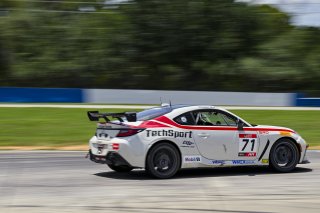 #71 Toyota GR86 of Christian Weir, TechSport Racing, Toyota GR Cup North America, SRO America, Sebring International Raceway, Sebring, FL May 15 - 18, 2025
 | Fred Hardy | www.FredHardyPhoto.com for SRO America &copy;2025