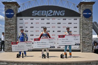 #13 Toyota GR86 of Westin Workman, BSI Racing, Toyota GR Cup North America, SRO America, Sebring International Raceway, Sebring, FL May 15 - 18, 2025 #7 Toyota GR86 of Jaxon Bell, Copeland Motorsports, 2025 #46 Toyota GR86 of Lucas Weisenberg, Lucas Racin | Fred Hardy | www.FredHardyPhoto.com for SRO America ©2025