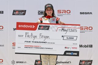 #80 Toyota GR86 of Paityn Feyen, Nitro Motorsports, Toyota GR Cup North America, SRO America, Sebring International Raceway, Sebring, FL May 15 - 18, 2025
 | Fred Hardy | www.FredHardyPhoto.com for SRO America &copy;2025