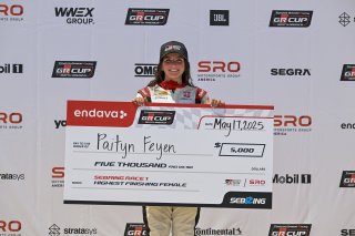 #80 Toyota GR86 of Paityn Feyen, Nitro Motorsports, Toyota GR Cup North America, SRO America, Sebring International Raceway, Sebring, FL May 15 - 18, 2025
 | Fred Hardy | www.FredHardyPhoto.com for SRO America &copy;2025