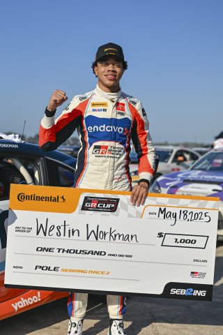 #13 Toyota GR86 of Westin Workman, BSI Racing, Toyota GR Cup North America, SRO America, Sebring International Raceway, Sebring, FL May 15 - 18, 2025
 | Fred Hardy | www.FredHardyPhoto.com for SRO America ©2025