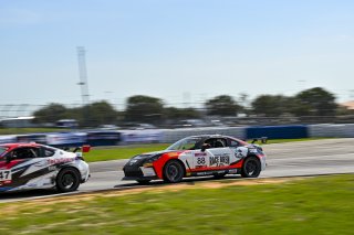 #88 Toyota GR86 of Zach Hollingshead, PT Autosport with Copeland Motorsports, Toyota GR Cup North America, SRO America, Sebring International Raceway, Sebring, FL May 15 - 18, 2025
 | Fred Hardy | www.FredHardyPhoto.com for SRO America &copy;2025